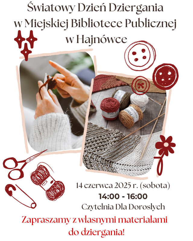 informacje o wydarzeniu, logo organizatora, grafika tematyczna