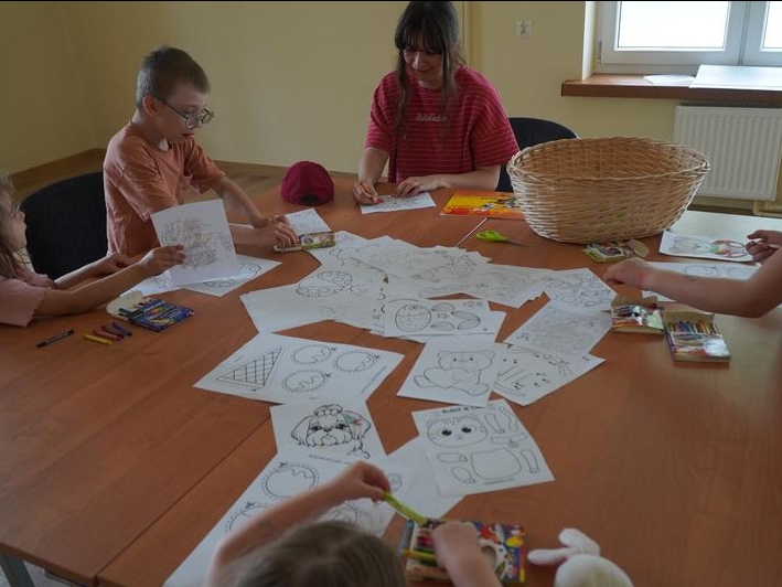 dzieci uczestniczące w zajęciach
