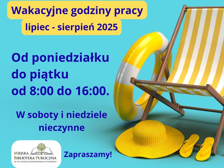 informacja, logo organizatora, grafika tematyczna