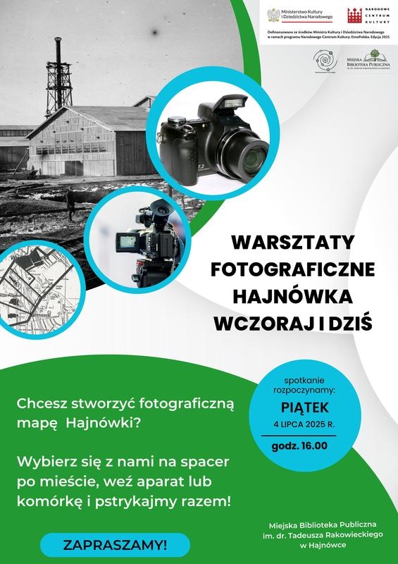 informacje o wydarzeniu, logo organizatora, grafika tematyczna