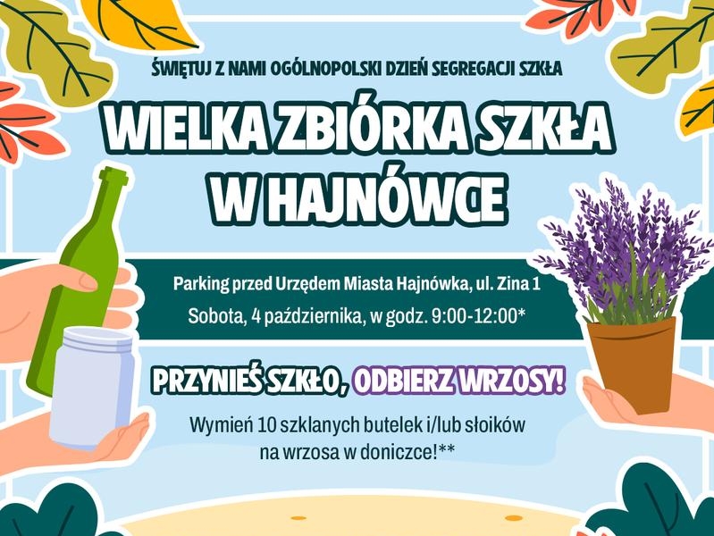informacje o wydarzeniu, logo organizatora, grafika tematyczna