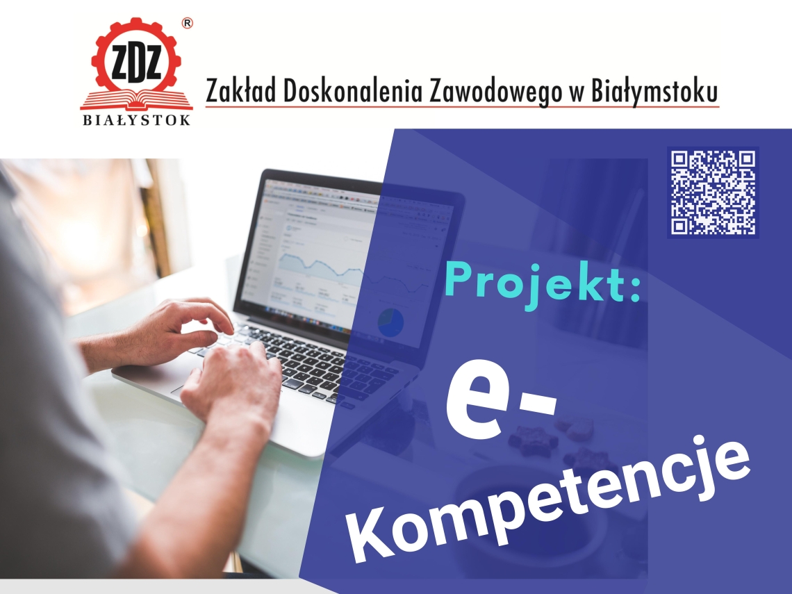 plakat informacyjny o projekcie