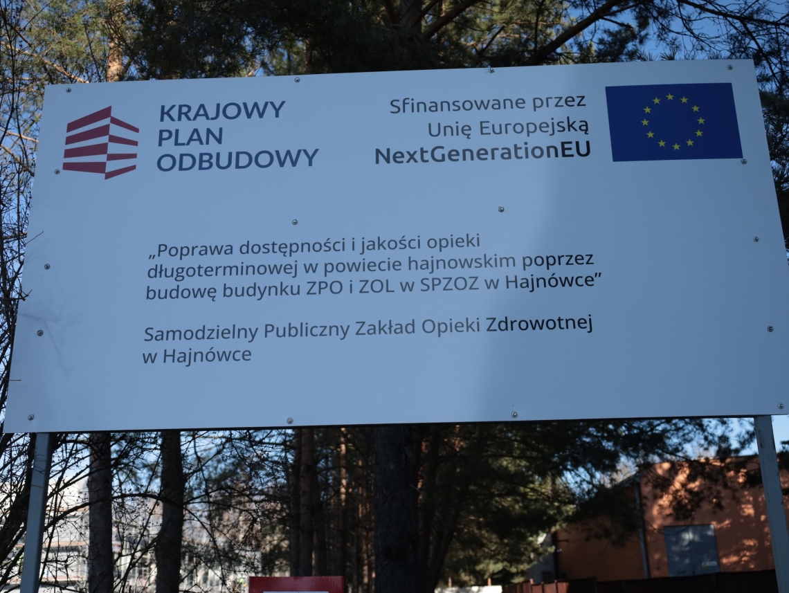 tablica informacyjna o projekcie