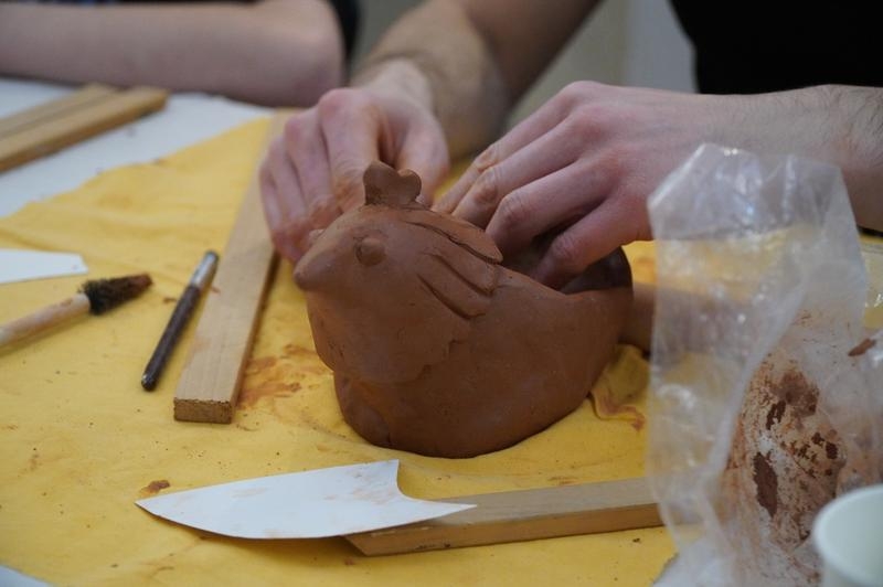 uczestnicy warsztatów i ich dzieła