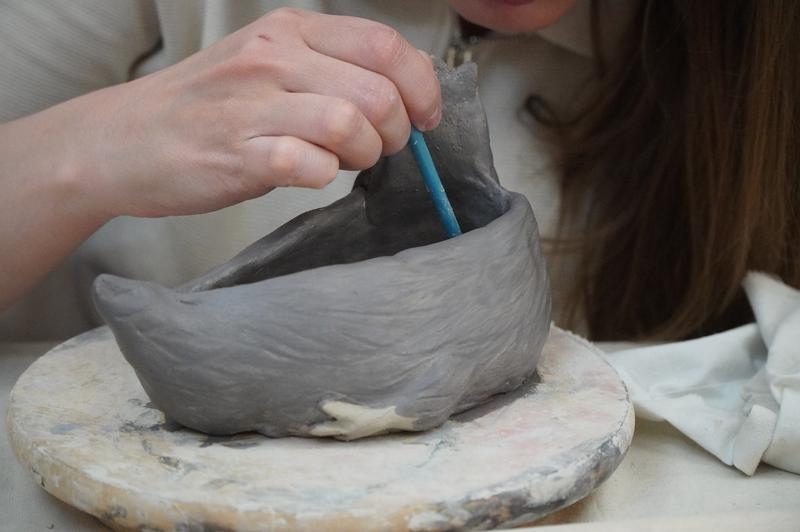 uczestnicy warsztatów i ich dzieła