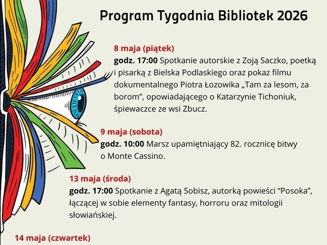 informacje o wydarzeniu, loga i grafika tematyczna