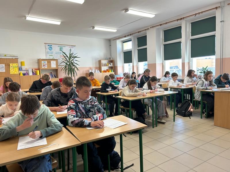 Uczestnicy XIV edycja Miejskiego Konkursu Matematycznego „Młody Matematyk”