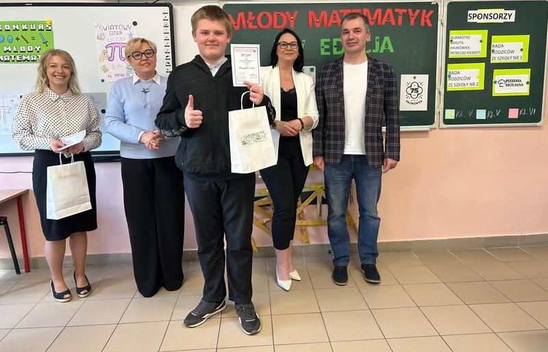 Uczestnicy XIV edycja Miejskiego Konkursu Matematycznego „Młody Matematyk”