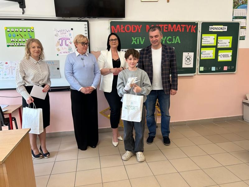 Uczestnicy XIV edycja Miejskiego Konkursu Matematycznego „Młody Matematyk”