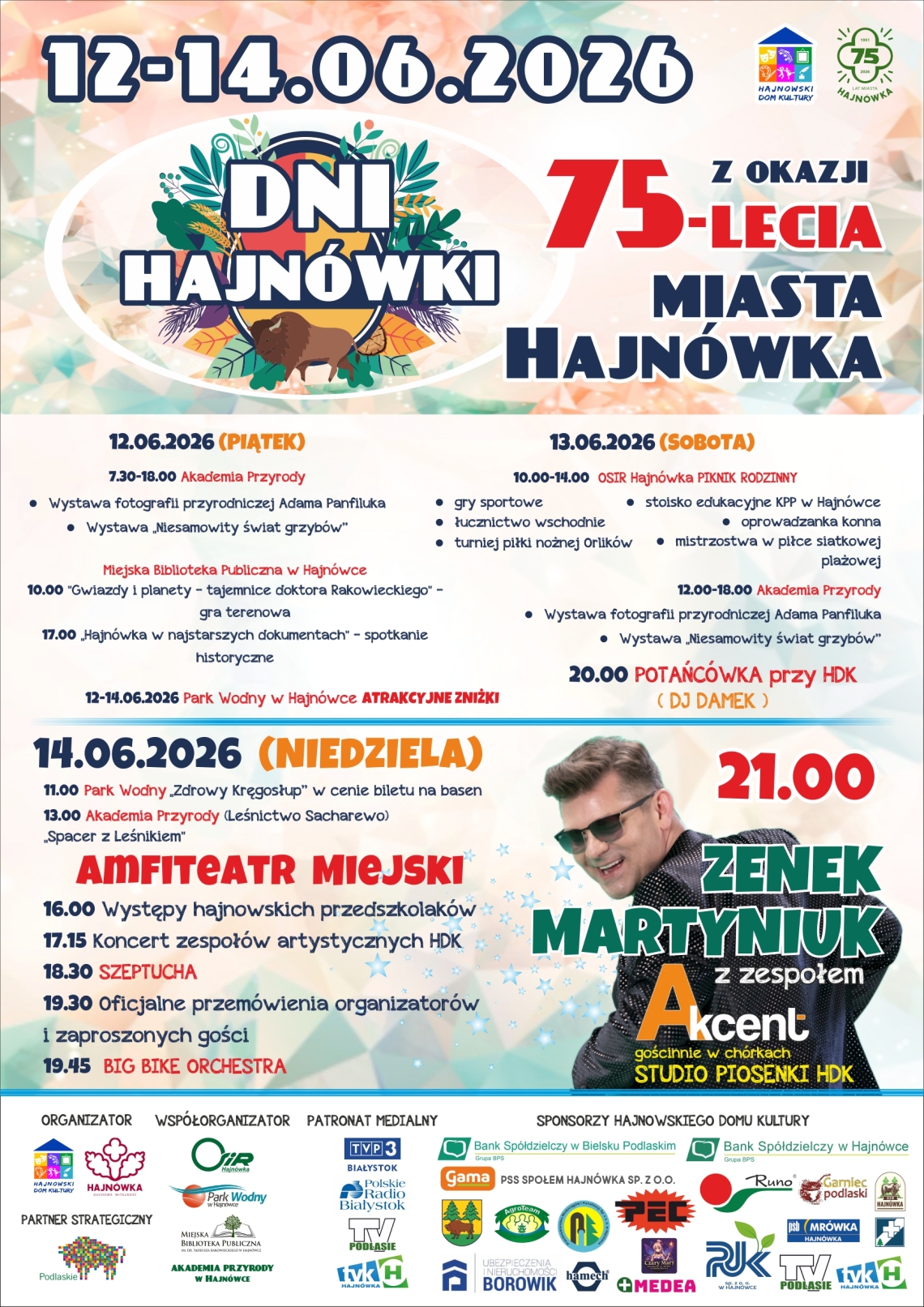 plakat z programem