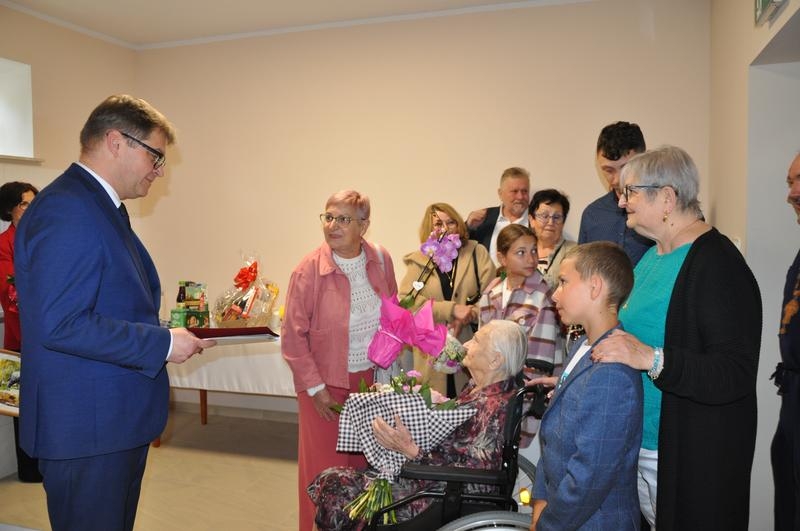 Burmistrz składa życzenia