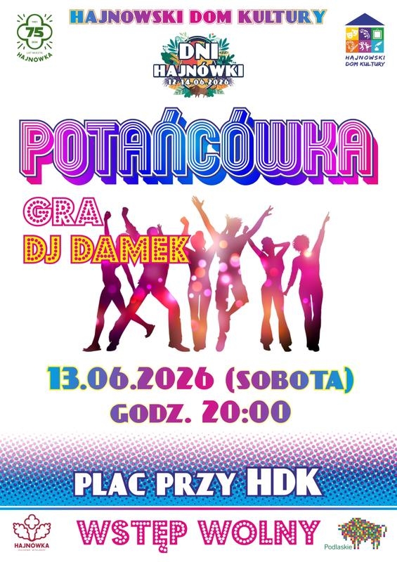 informacje o wydarzeniu, logo organizatora, grafika tematyczna