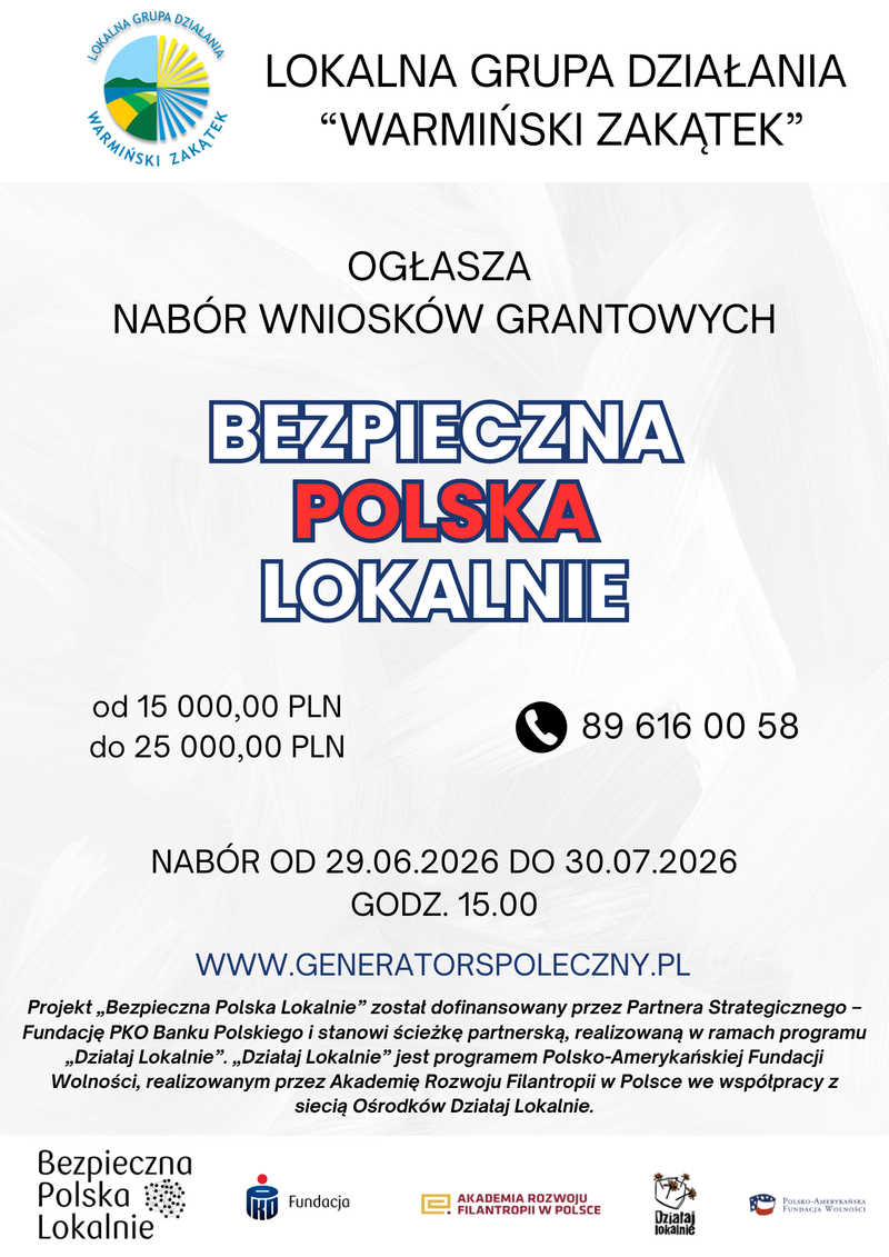 plakat informacyjny