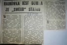 Skan wycinka z gazety. Artykuł "Hajnówka jest dumna ze swego statku"