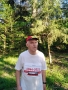 Aleksander Prokopiuk na trasie ubrany w koszulkę z numerem startowym
