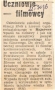 Skan wycinka z gazety