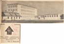 Zdjęcie budynku szkoły i podpis: Nowa szkoła podstawowa w dzielnicy Placówka w Hajnówce.
