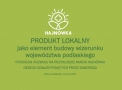 na zielkonym tle grafika produktu lokalnego oraz tytuł prezentacji