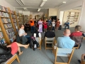 Wizyta partnerów z Włoch w Miejskiej Bibliotece Publicznej w Hajnówce