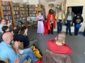 Wizyta partnerów z Włoch w Miejskiej Bibliotece Publicznej w Hajnówce