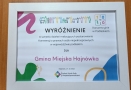 zdjęcie wyróżnienia oprawionego w białą ramkę