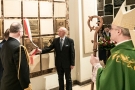odsłonięcie tablicy przez gości