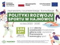 grafiki sportowców, loga projektowe i informacje o spotkaniu