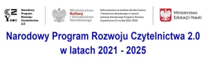 loga: Narodowy Program  Rozwoju Czytelnictwa 2.0, Ministerstow Kultury i Dziedzictwa Narodowego, Ministerstwo Edukacji i Nauki