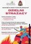 grafika strażaka loga organizatorów i informacje o wydarzeniu