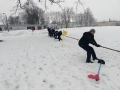 zabawy na śniegu