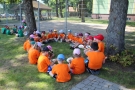 dzieci w trakcie zawodów