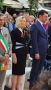goście przybyli na uroczystości, w tym córka generała