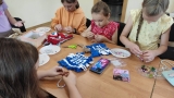 Uczestnicy zajęć plastycznych