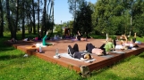 joga w parku