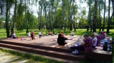joga w parku