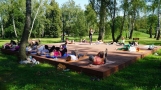 joga w parku