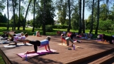 joga w parku