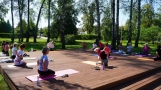 joga w parku
