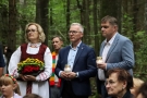 uroczystość upamiętnienia 35 rocznicy Drogi Bałtyckiej w miejscu pamięci