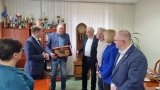 spotkanie z delegacją w gabinecie Burmistrza