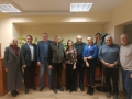 zdjęcie grupowe z prezesem Przedsiębiorstwa Usług Komunalnych w siedzibie biura Zakładu Zagospodarowania Odpadów