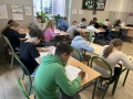 młodzież podczas konkursu