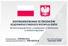 informacje o dofinansowaniu, loga projektowe