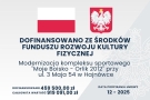 Tytuł projektu, dofinansowenie i loga projektowe
