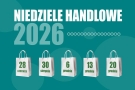 na torbach zakupowych widnieją daty niedziel handlowych